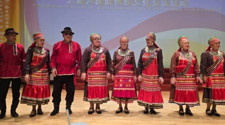 Кряшенский фольклорный ансамбль «Туганайлар» выступил в Китае