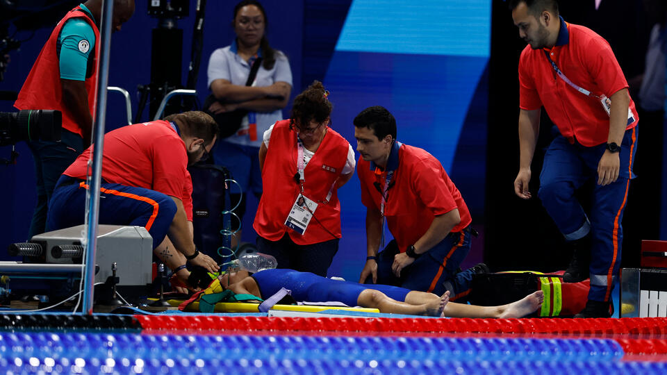 Словацкая пловчиха Потоцкая после заплыва на Олимпиаде потеряла сознание
