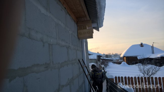 Двухэтажный скворечник в стиле люкс Двухэтажный скворечник в стиле люкс кормушка своими руками