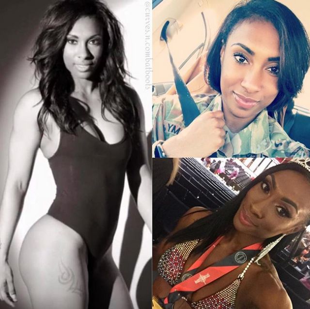 Симпатичные девушки форме и без (18 фото)