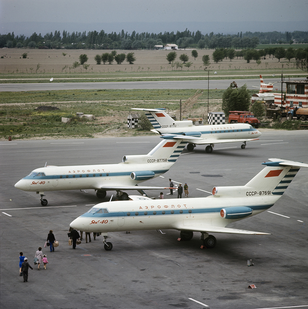 Аэропорт города Ош (Киргизия), 1974 год 