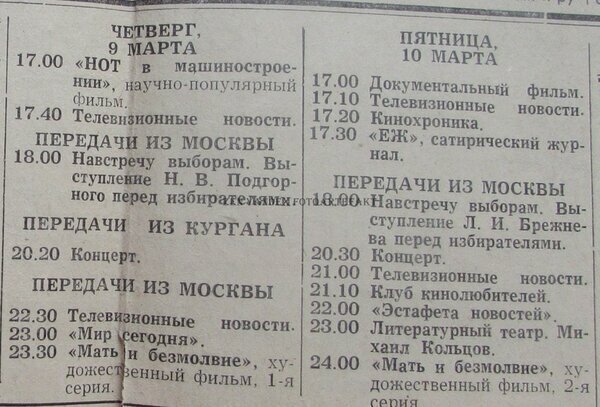 Программа телепередач на 8 марта 1967 года. Что смотрели советские граждане СССР, истории, ностальгия, факты