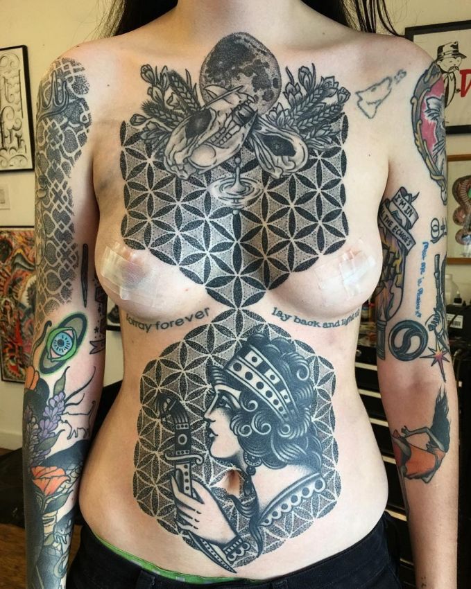 Patricia tattoo tits