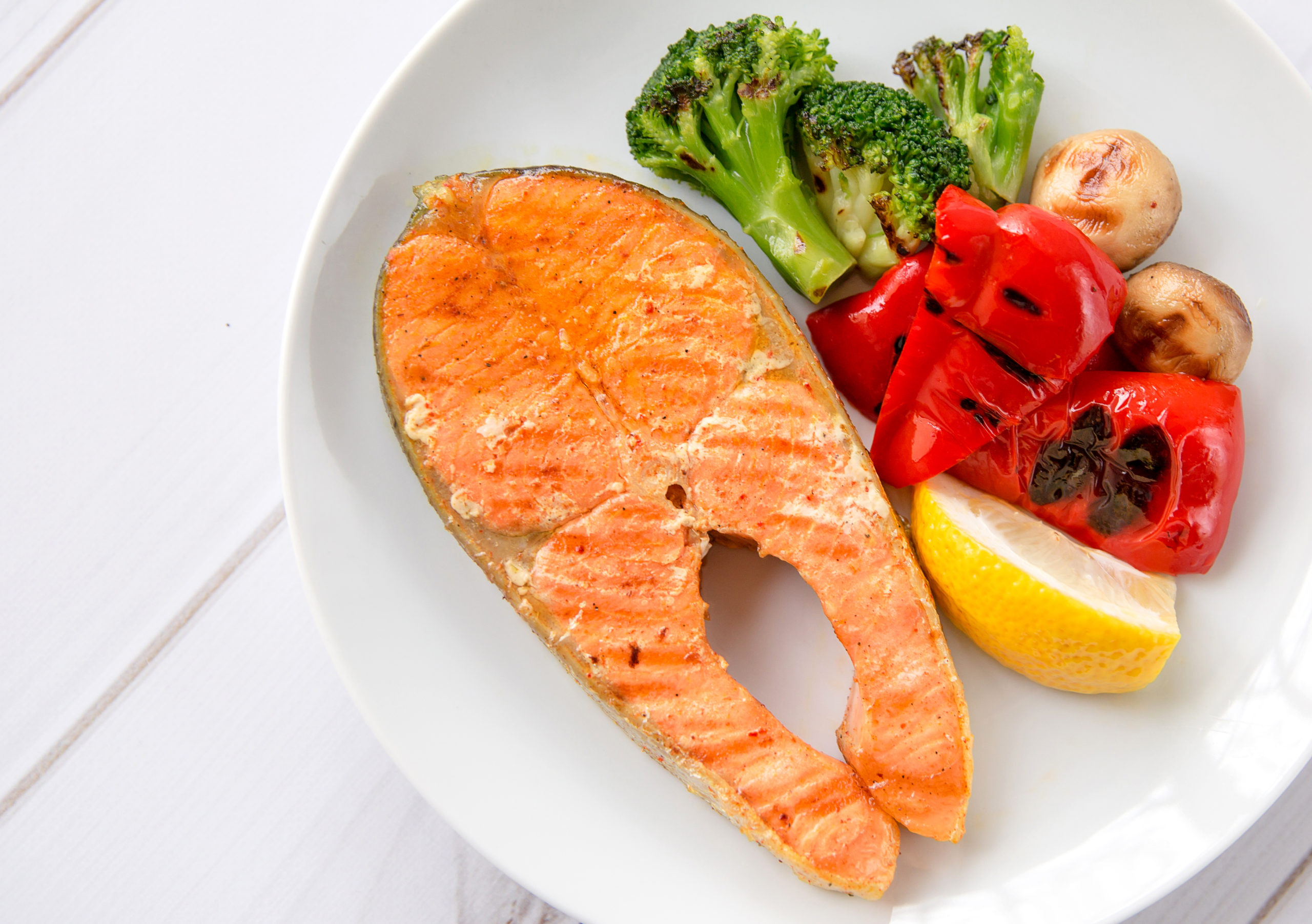 Стейк из семги в мультиварке