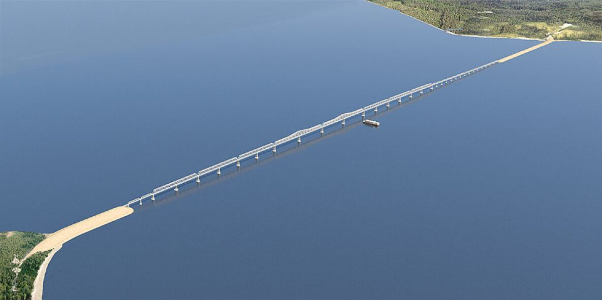 Вот так может выглядеть будущий великий российский мост