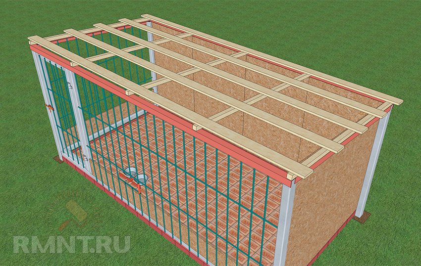 Уличный вольер для собаки своими руками: материалы, размеры, схемы