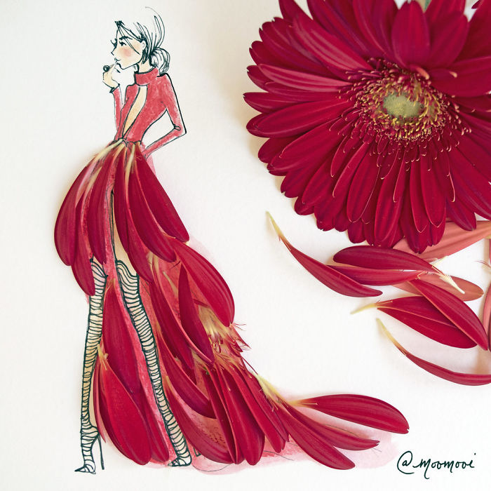 Flower Fashion Illustrations