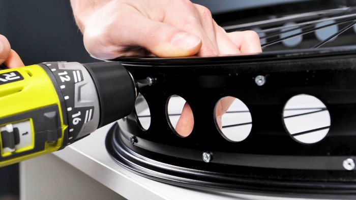 Как сделать велосипед без спиц автосамоделки,мастер-класс,своими руками