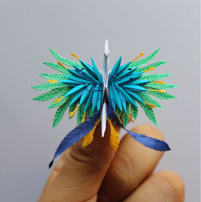 I Folded And Decorated An Origami Crane Every Day, For 1000 Days