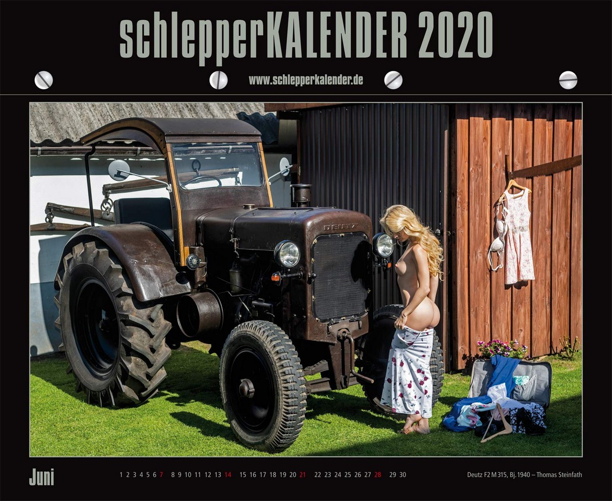 Девушки и тракторы в календаре "schlepperKALENDER 2020" Девушки и тракторы в календаре "schlepperKALENDER 2020"