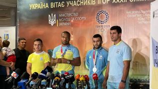 Как в Украине встречали олимпийских чемпионов?