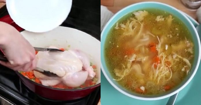 Удивительный рецепт куриного супа который мне шепнул на ухо известный шеф-повар
