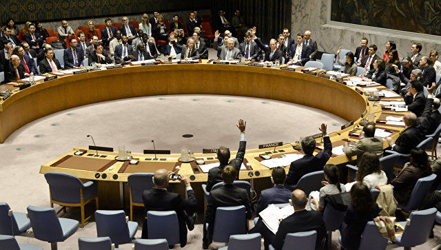 Голосование по западной резолюции по Сирии в Совбезе ООН. 12 апреля 2017