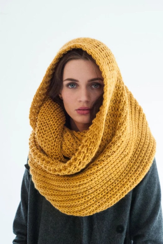 15 необычных шарфов, которые помогут оживить ваш образ в холодную погоду вдохновляемся,мода,одежда