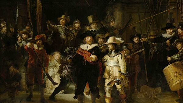 Картина Рембрандта Харменса ван Рейна Ночной дозор