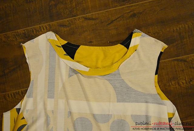шьём прямое летнее платье без выкройки своими руками. Фото №10