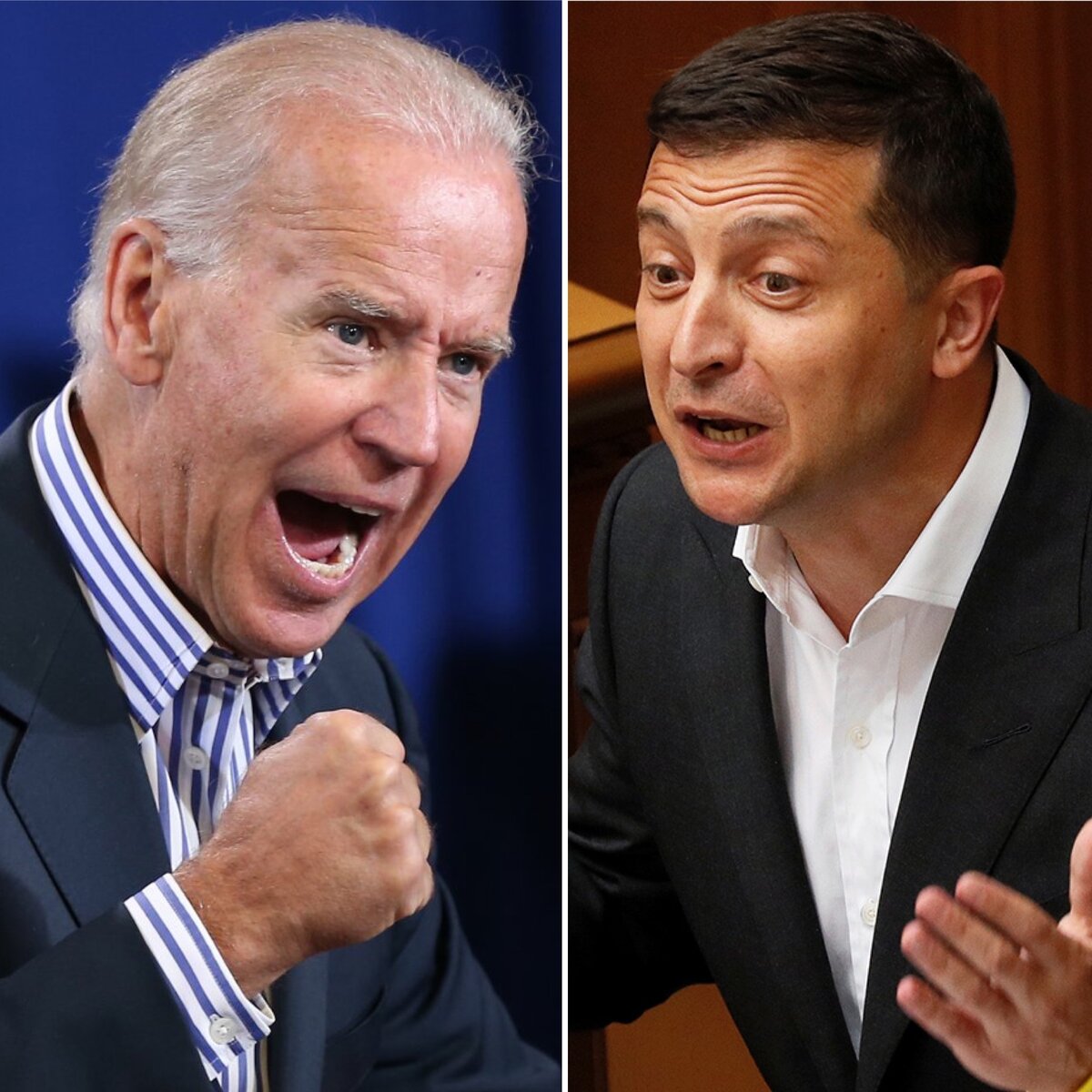 Байден и Зеленский.