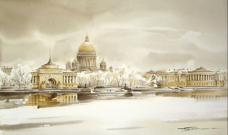 Блистательный Санкт-Петербург. Художник Кузема Константин Станиславович Блистательный Санкт-Петербург. Художник Кузема Константин Станиславович живопись