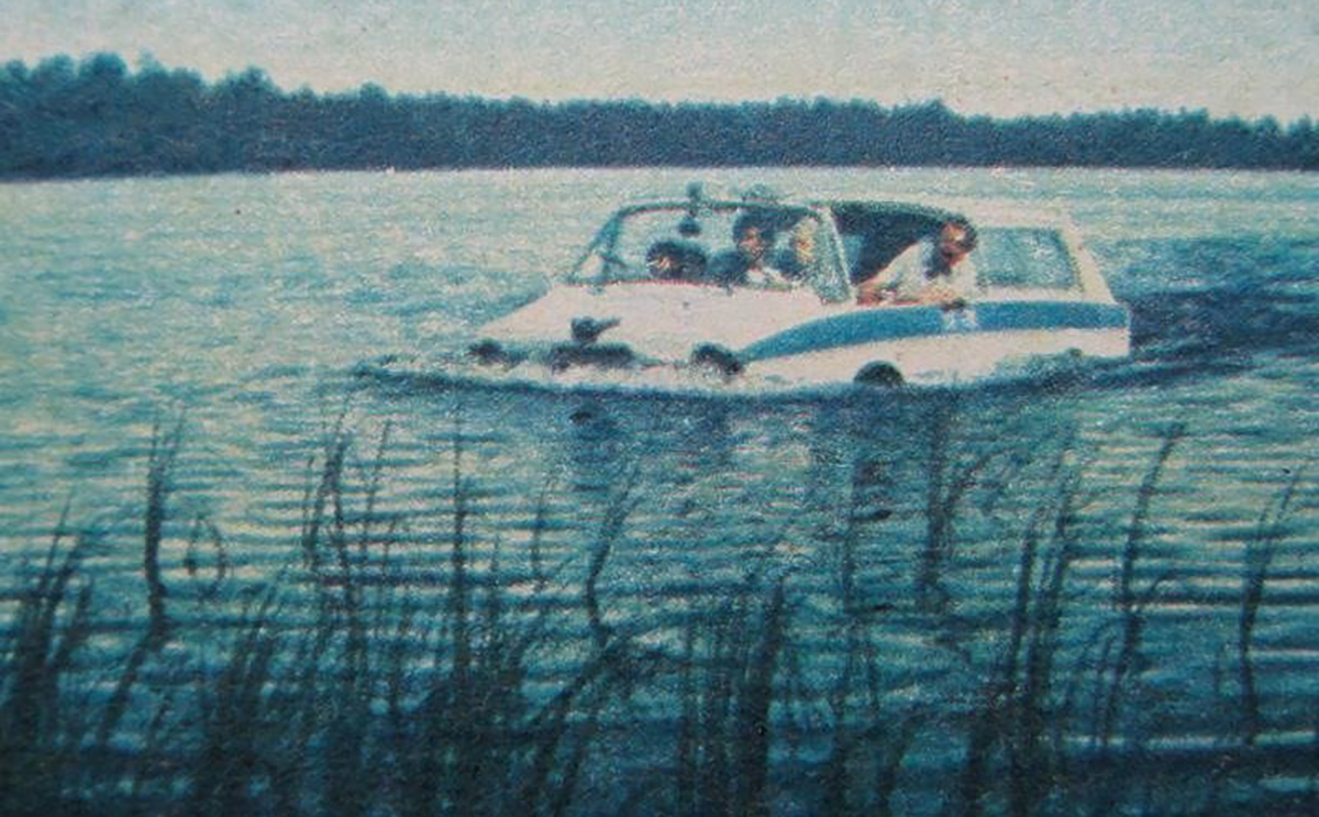 Сделано в СССР: самодельная амфибия «Ихтиандр» Сделано в СССР: самодельная амфибия «Ихтиандр» Марки и модели,ретро