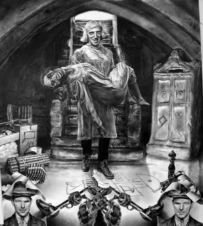 Художник выражает свой внутренний мир с помощью очень странных детальных картин Художник выражает свой внутренний мир с помощью очень странных детальных картин