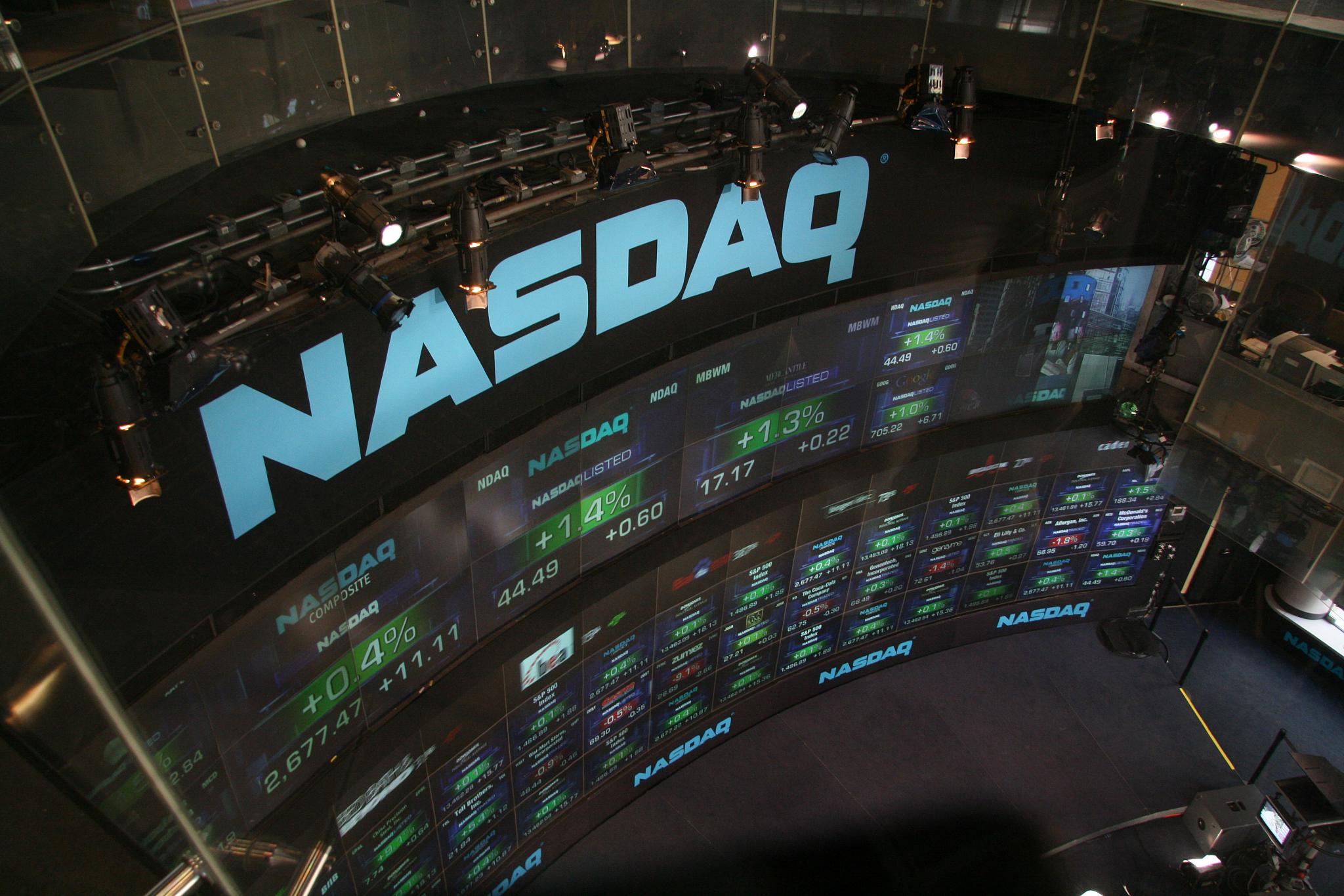 File:NASDAQ stock market display.jpg - Wikimedia Commons