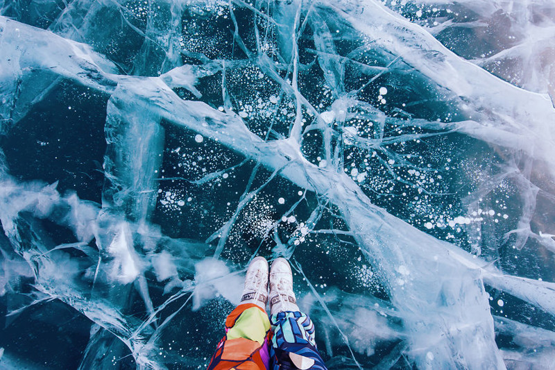 Замерзший Байкал: красота самого глубокого и древнего озера на Земле байкал, лед, озеро, фотография
