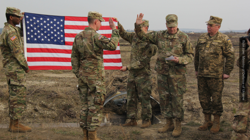 Делегация ВС США посетила зону проведения военной операции в Донбассе