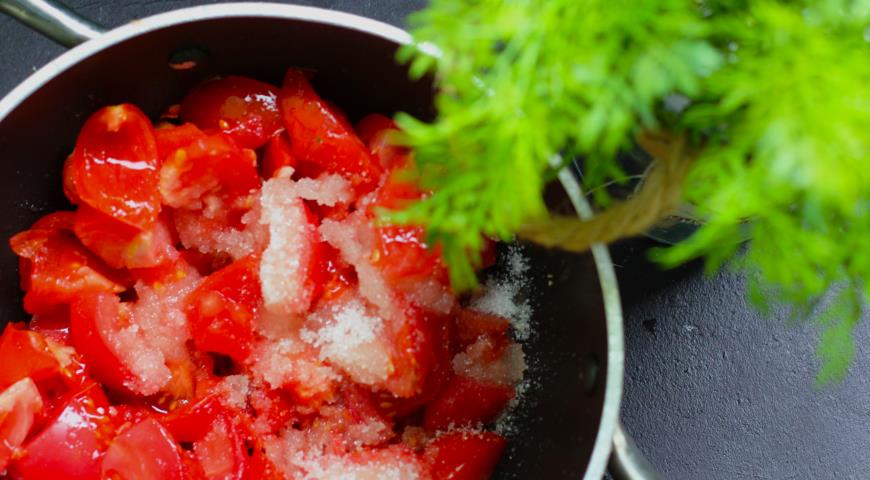 Фото приготовления рецепта: Джем томатный, шаг №1