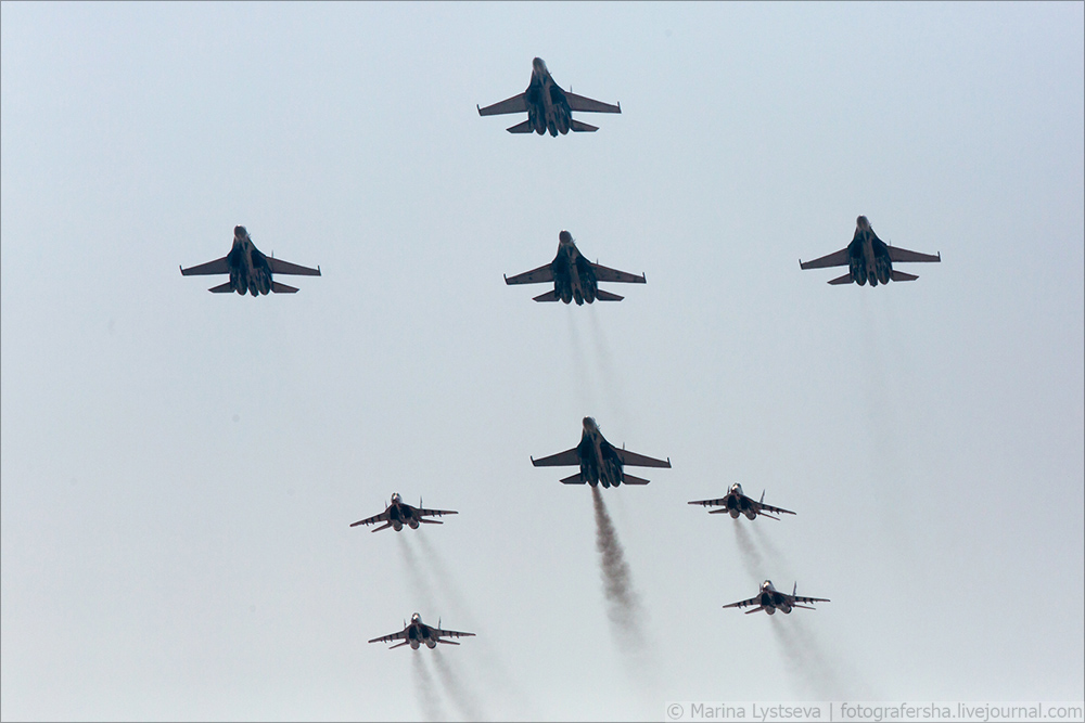 Русские витязи и Стрижи на China Airshow 2016