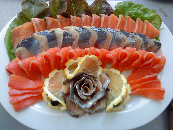 Красивые рыбные нарезки на Новогодний стол!