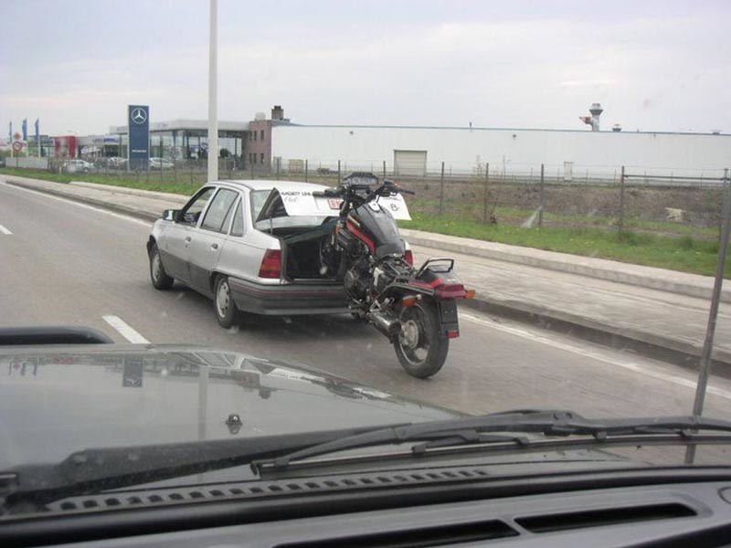 Негабаритные грузы. Чего только люди не пытаются перевезти автомобили, грузы, дорога, прикол, юмор