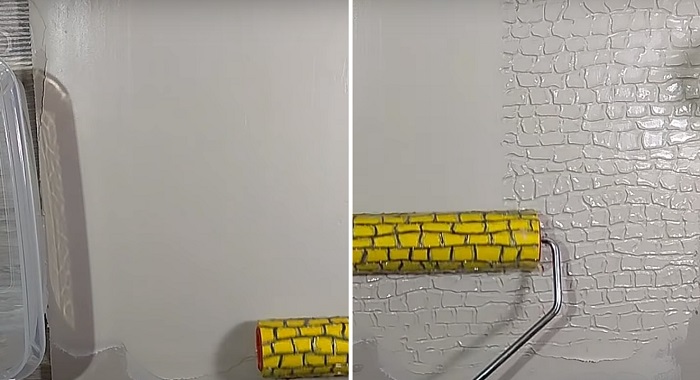 фактурный валик для покраски стен