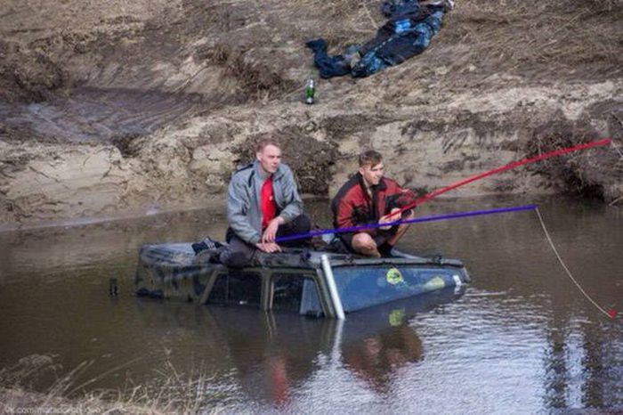 Фото, которые возможно было сделать только в России. Часть 67 (40 фото)