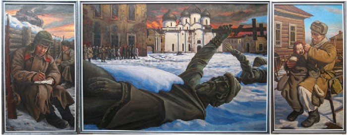 Триптих Освобождение Великого Новгорода
