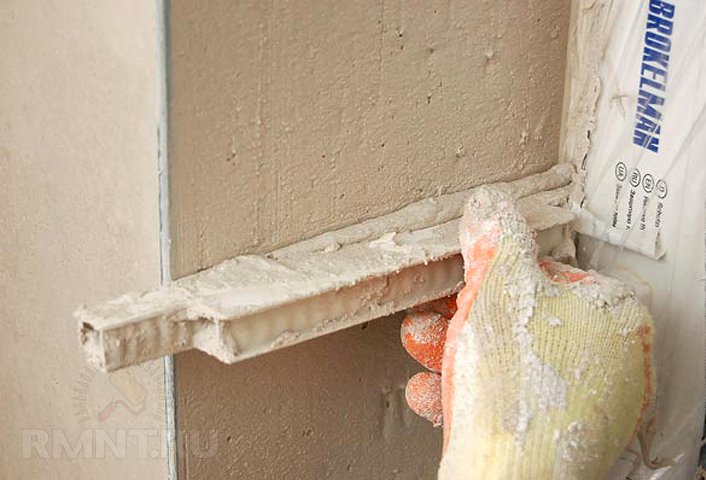 Штукатурка откосов окон своими руками