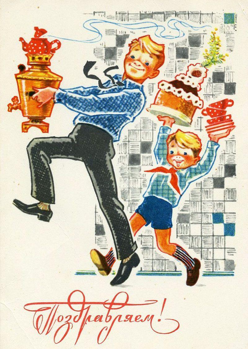 Самые лучшие открытки с 8 Марта — те самые советские из детства evergreen, format-article, noindex, развлечения