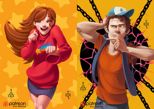 Повзрослели: 12 картинок от фанатов, которые представили, как выросли герои мультсериалов 