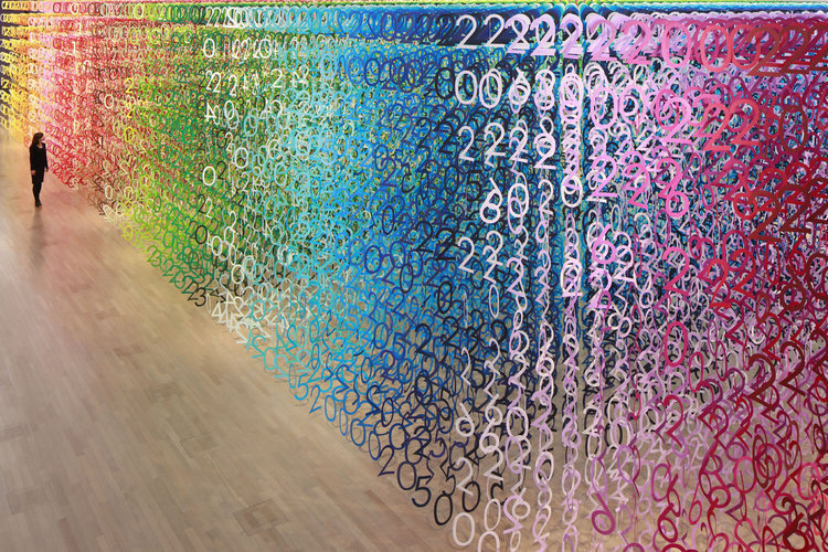 Цифровые дебри: необычная бумажная инсталляция в токийском Национальном центре искусств