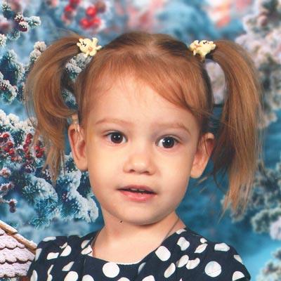 Алиса Романова, 2 года, двусторонняя тугоухость 4-й степени, состояние после кохлеарной имплантации, требуется слухоречевая реабилитация, 185 220 ₽