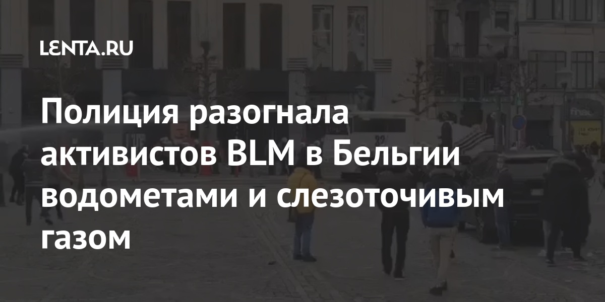 Полиция разогнала активистов BLM в Бельгии водометами и слезоточивым газом Бельгии, против, движение, правоохранителями, видео, несколько, разбили, Matter, Black, Lives, применением, разогнала, сообщалось, январе, происхожденияВ, африканского, девушки, молодой, силы», задержания