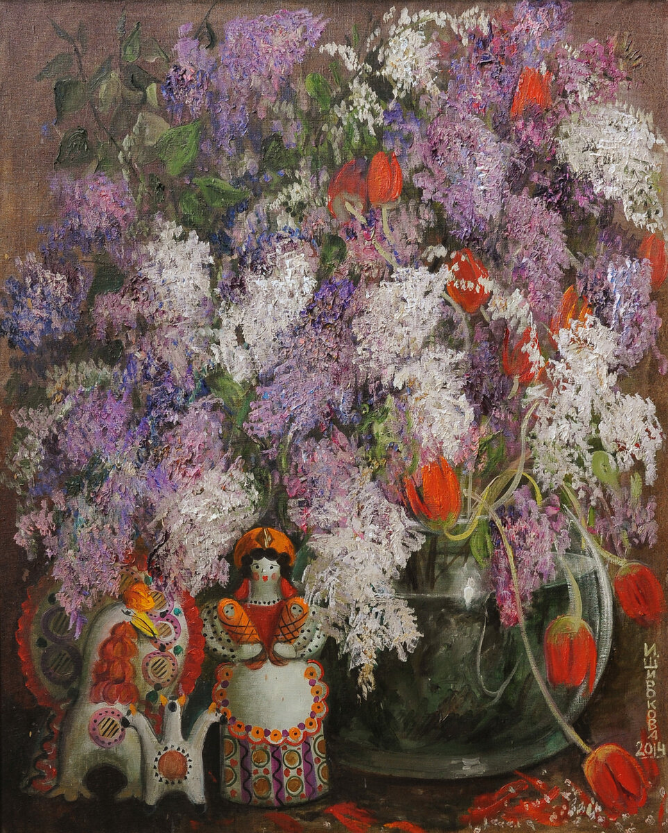 «Сирень», 2014, холст, масло