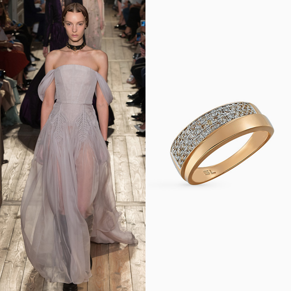 002 small8 Свадебные платья с Недели высокой моды в Париже + обручальные кольца к ним