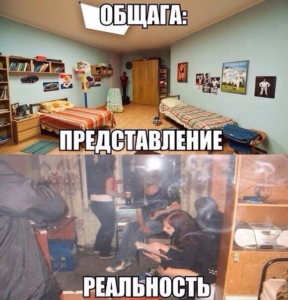 Приколы в картинках с надписями общаге, открытка