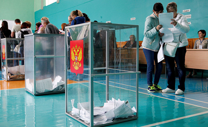 На избирательном участке в Ставрополье в единый день голосования