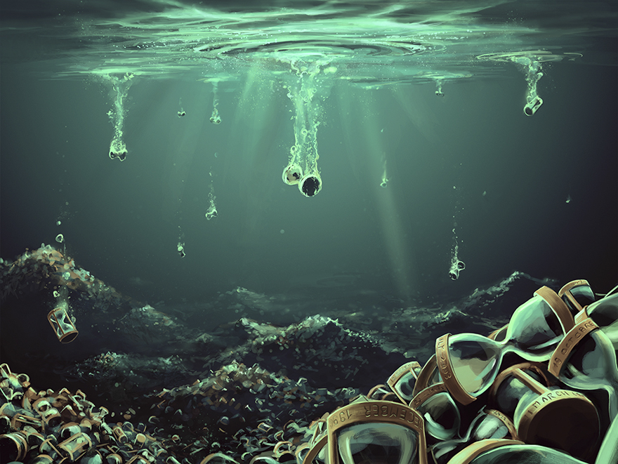 сюрреалистичные фэнтези иллюстрации французского художника