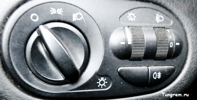 Блок управления светом Lada Kalina