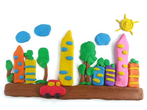 Лепим весенние картины: 35 идей для работы с пластилином пластилин,творим с детьми