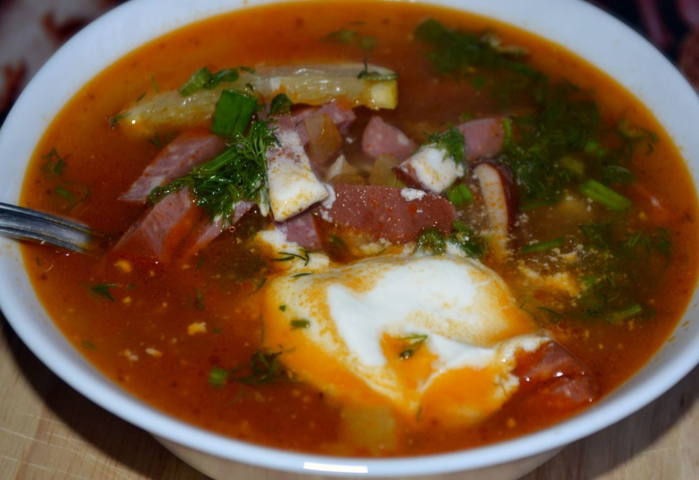 Солянка мясная в мультиварке - рецепт для ленивых первые блюда,супы