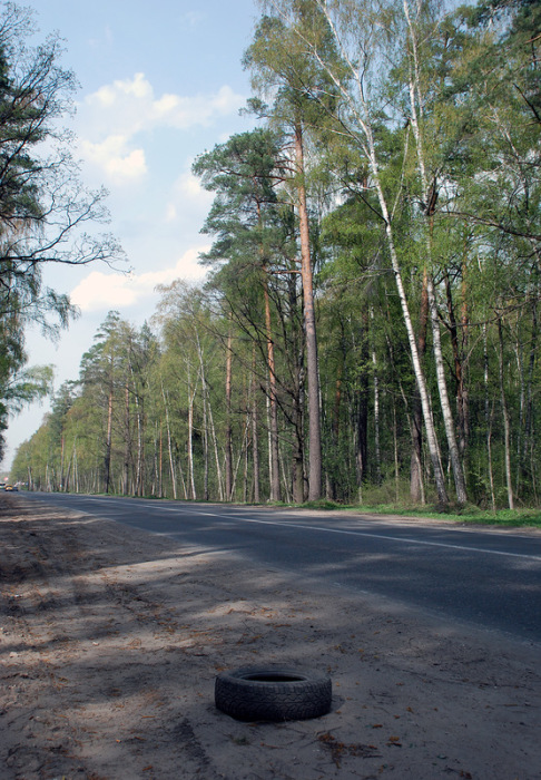 Аномальная дорога. /Фото:south-moskovia.livejournal.com