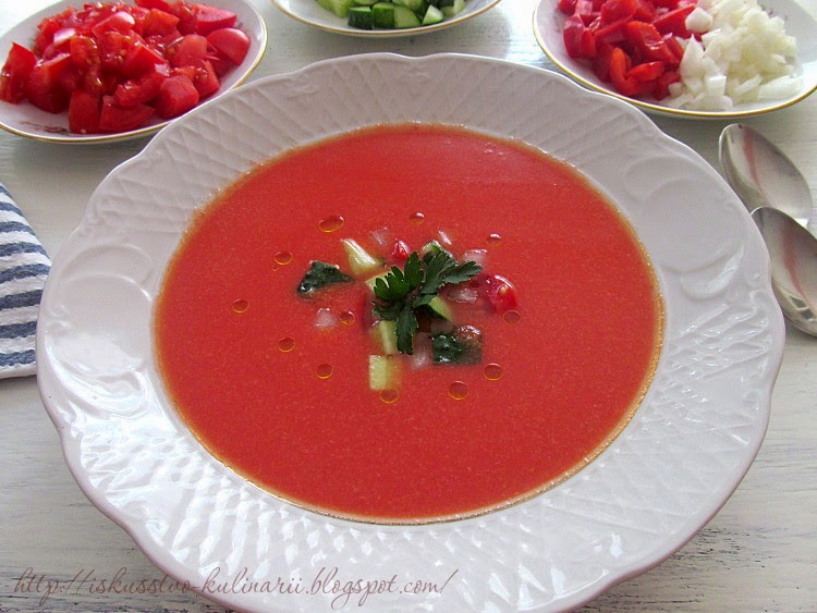 Гаспачо по-андалузски кухни мира,супы,холодные супы